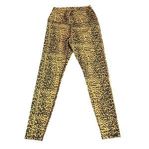 Stella & Dot Don’t Let Them Tell You No Leopard Cheetah Leggings Size Large